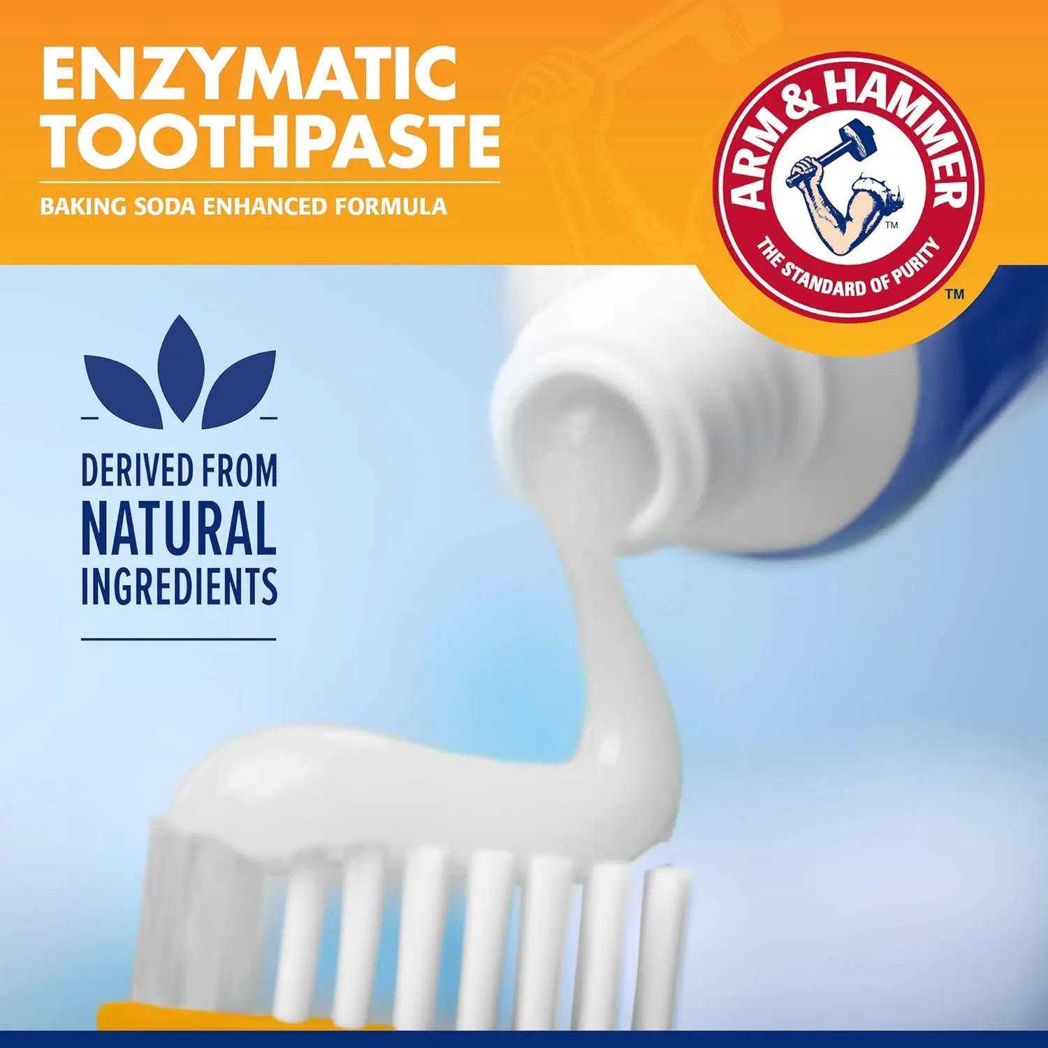 Arm & Hammer for Pets Tartar Control Enzymatic Toothpaste for Dogs Reduces Plaque & Tartar Buildup Safe for Puppies Beef Flavor, 2.5 Ounces Dog Toothpaste (Pack of 72)