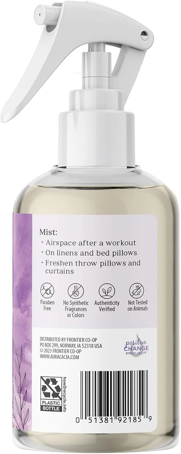 Aura Cacia Fresh Floral Room Spray 8 Fl. oz. - Light Aroma, No Synthetic Fragrances