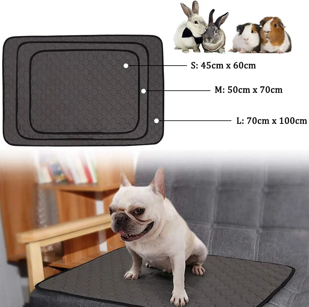 Guinea Pig Fleece Cage Liners, Washable & Reusable Guinea Pig Pee Pads, Waterproof & Anti Slip Guinea Pig Bedding for C&C Guinea Pig Cages, Highly Absorbent Pee Pad for Hamsters, Rabbits, Dog, Puppies