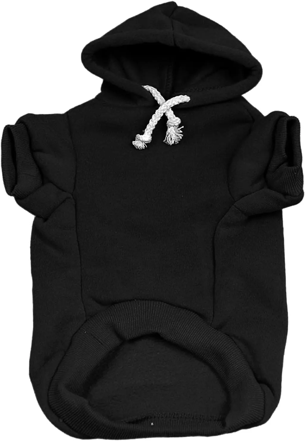 Happy Birthday Pullover Fleece Lined Dog Hoodie Assorted Colors (Black, 5X-Large 957)