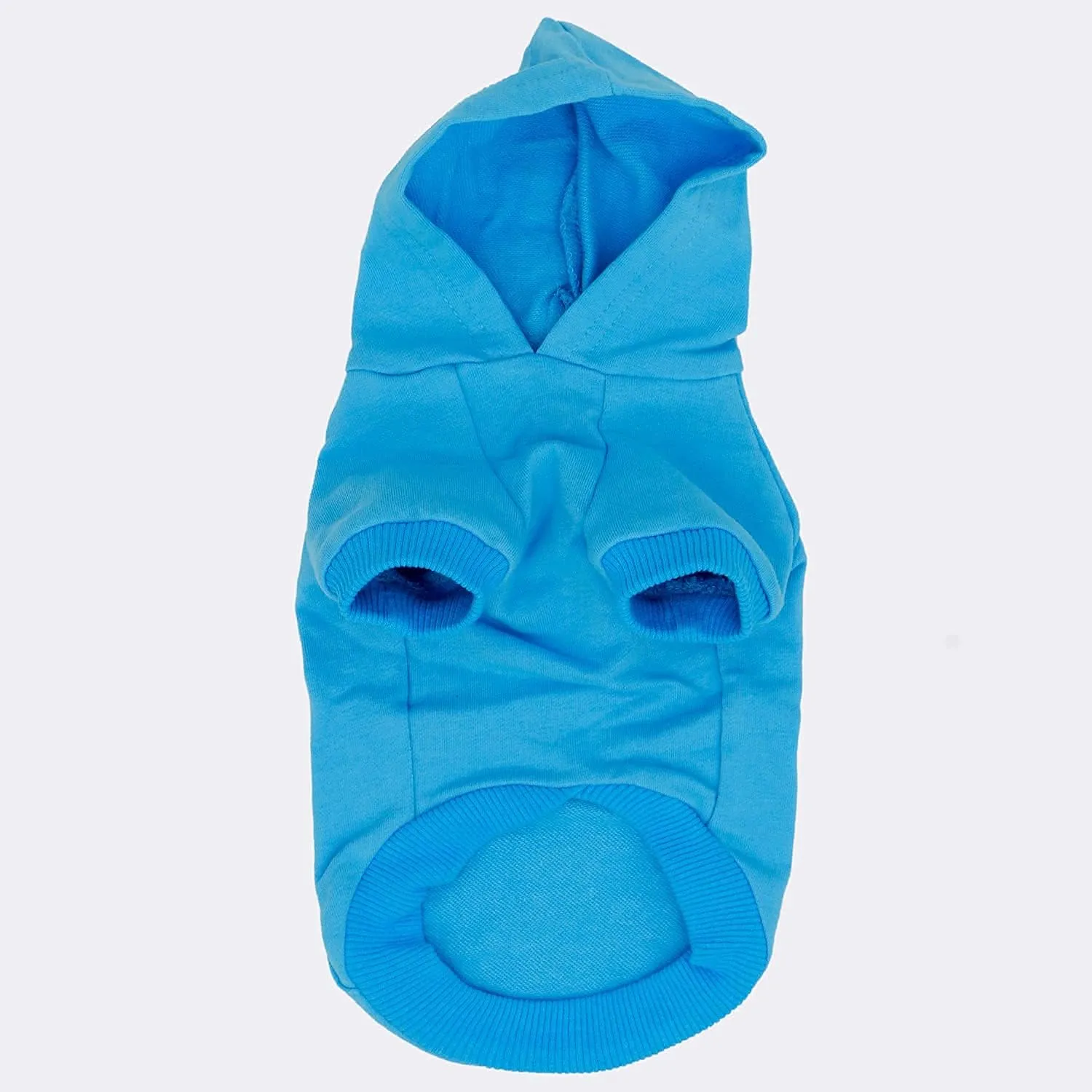 LOPHIPETS Dog Cotton Hoodies Sweatshirts for Small Dogs Chihuahua Puppy Clothes Cold Weather Coat-Cambridge Blue/L