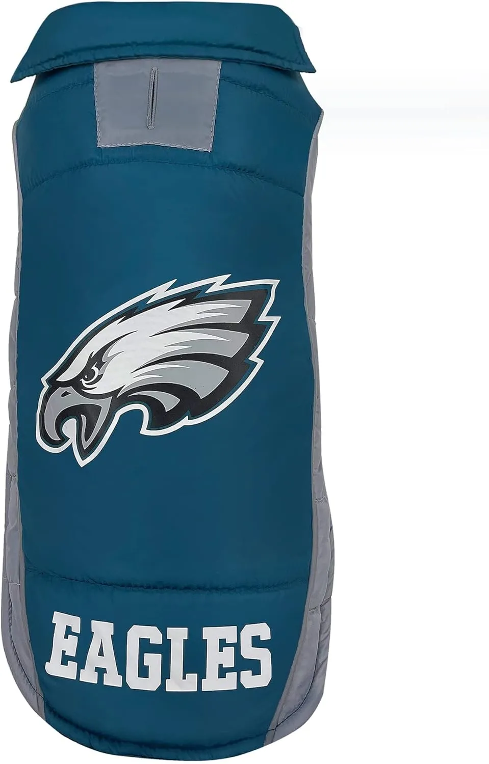 NFL Philadelphia Eagels Puffer Vest for Dogs & Cats, Size Large. Warm, Cozy, and Waterproof Dog Coat, for Small and Large Dogs/Cats. Best NFL Licensed PET Warming Sports Jacket