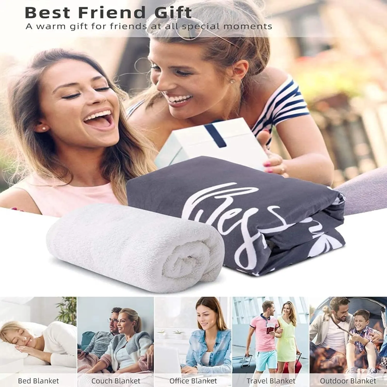 Personalized Dog Throw Blanket for Pets Custom Puppy Dog Blanket with Photo & Name for Dogs,Cats,Pets As Souvenir & Gift 40"x30" for Pets