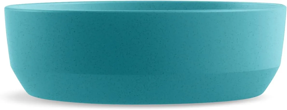 TarHong Pet Bowl/Feeder Made of Wheat Straw Polypro, Medium, 3.25 Cup, Bevel Teal